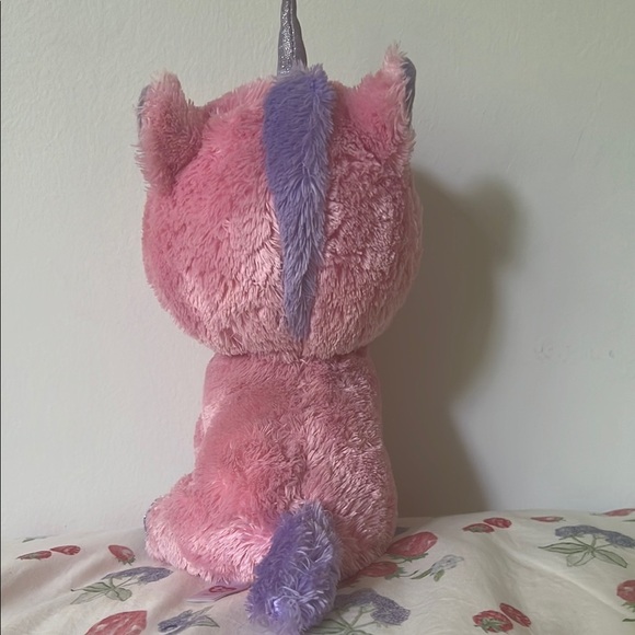 Pink Unicorn Beanie Boo - Picture 3 of 3